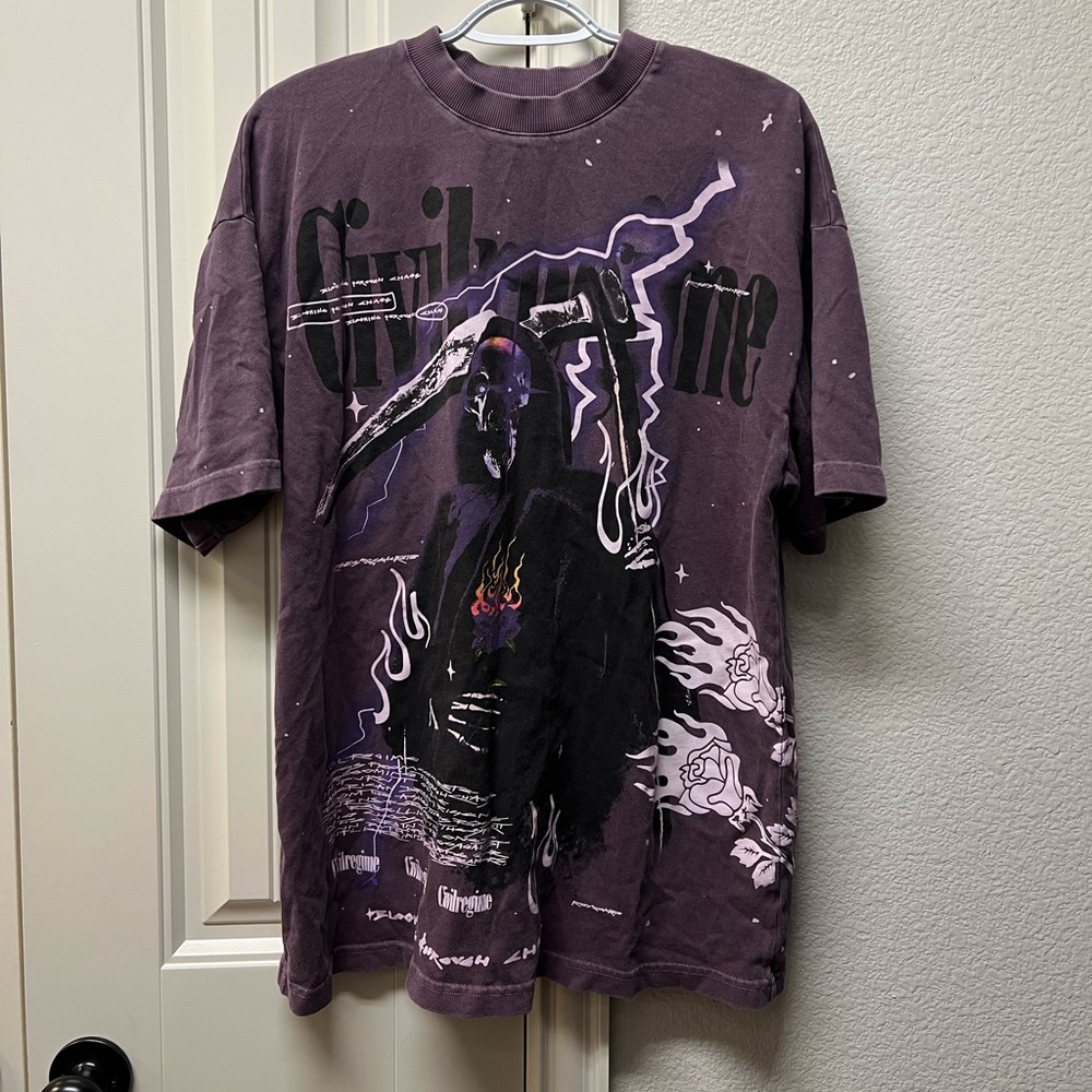 Civil Regime The Reaper Lives On American Classic Oversized T-Shir